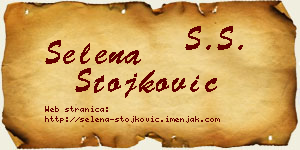 Selena Stojković vizit kartica
